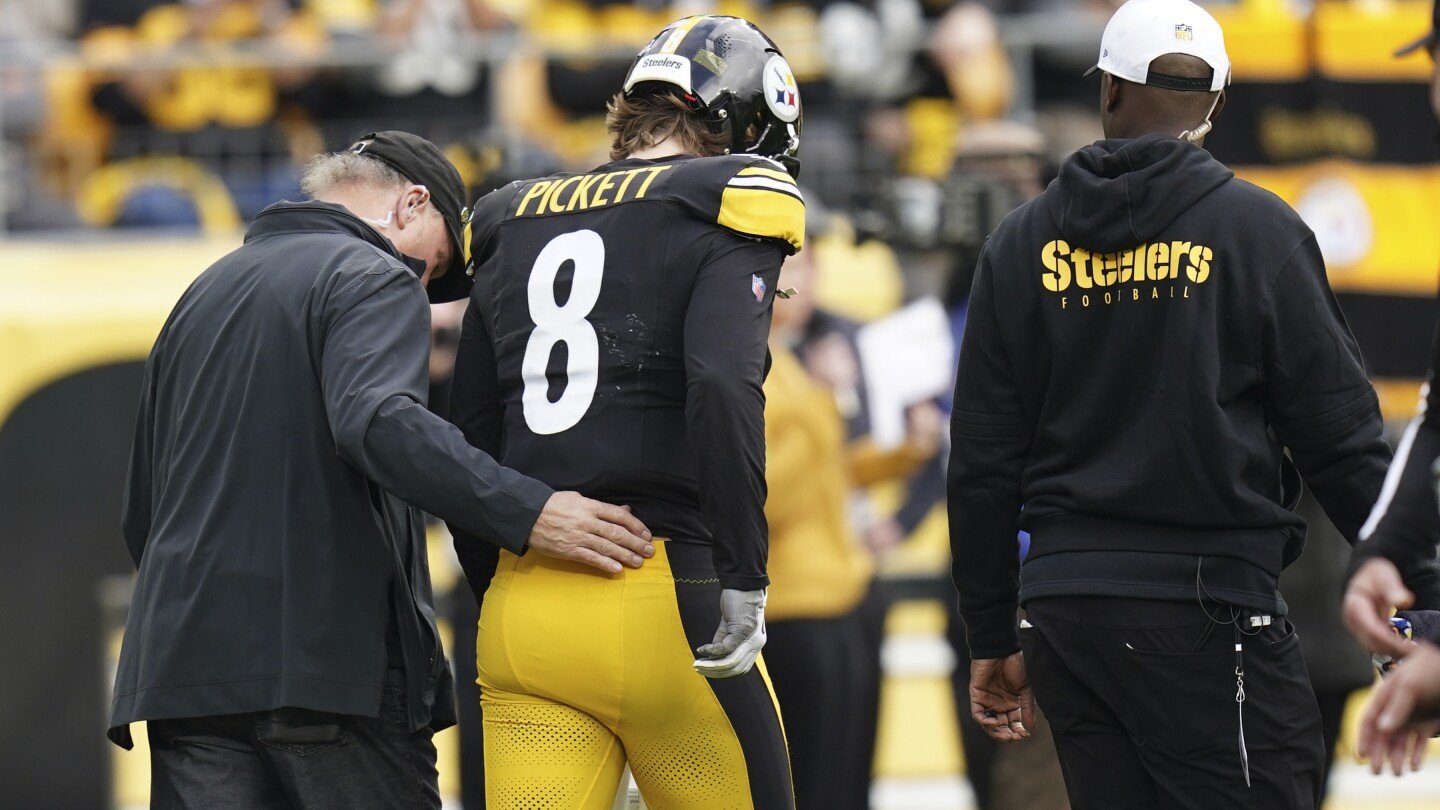 Steelers QB Kenny Pickett out indefinitely after undergoing surgery for a high right ankle sprain