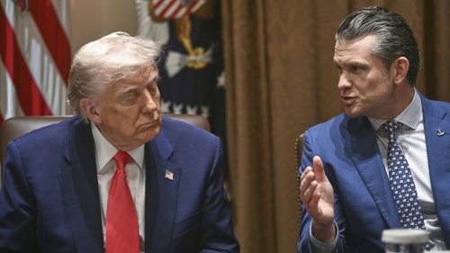 Hegseth boasts about ending 'woke' program on women and security. Trump signed it into law