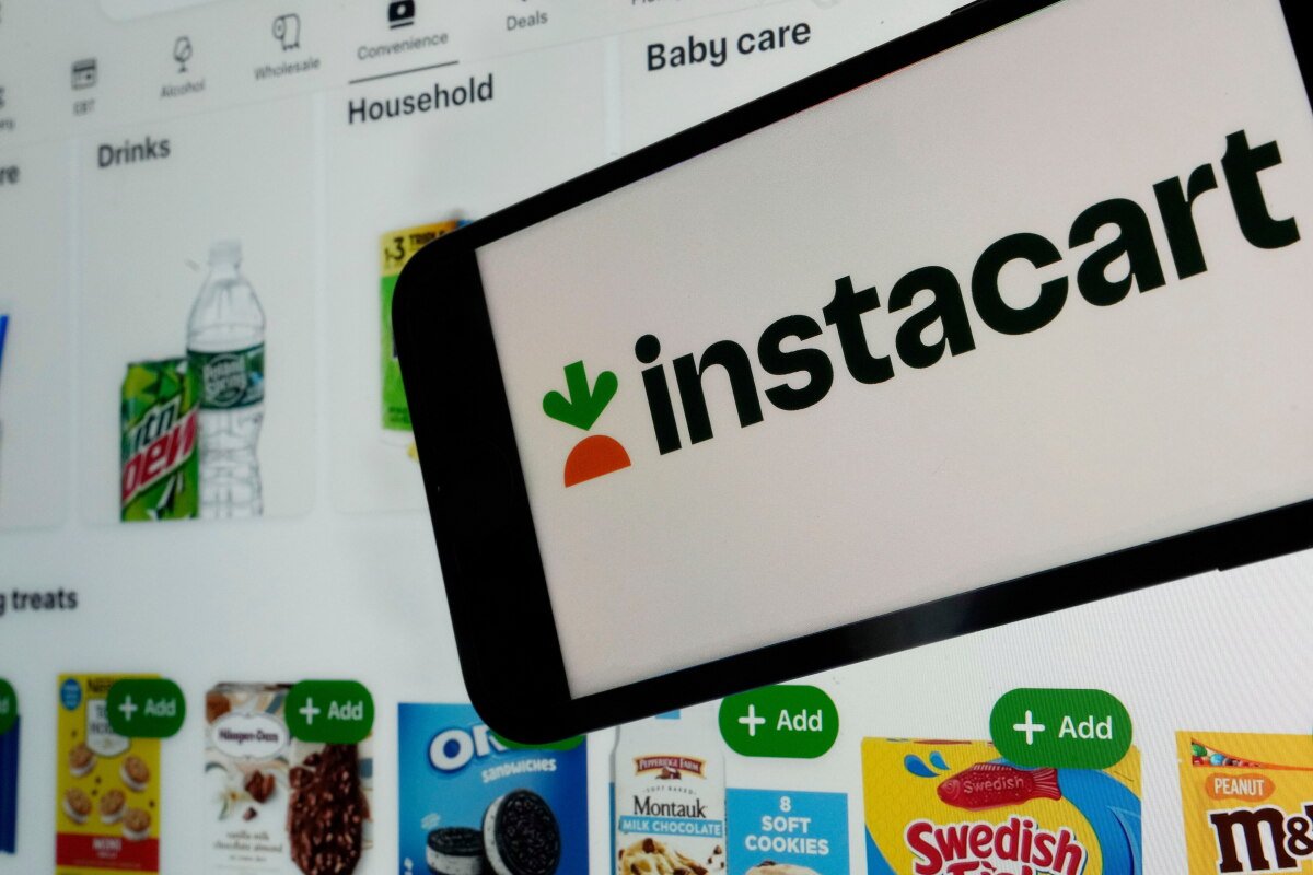 Image from AP's coverage: Instacart settles federal claims of discrimination against US-born job seekers
