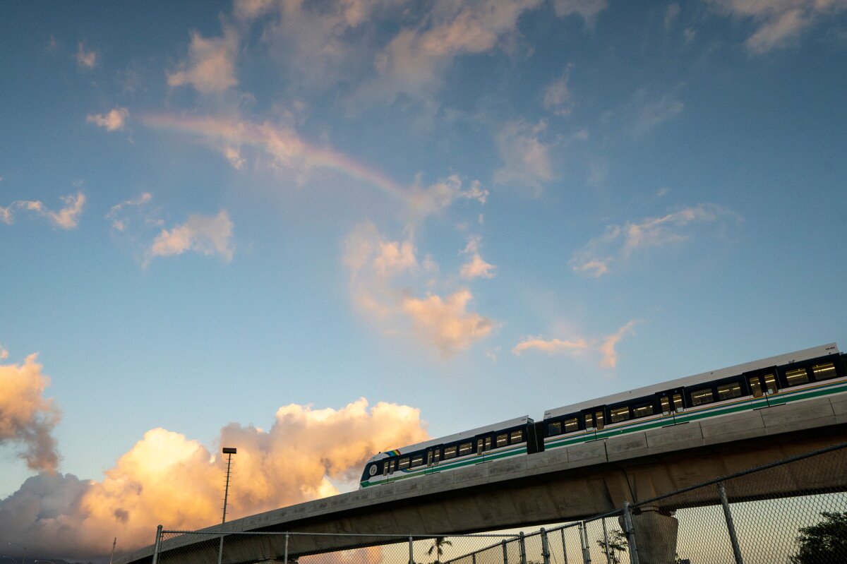 Image from AP's coverage: Some US transit systems weigh whether to run trains without a human at the controls