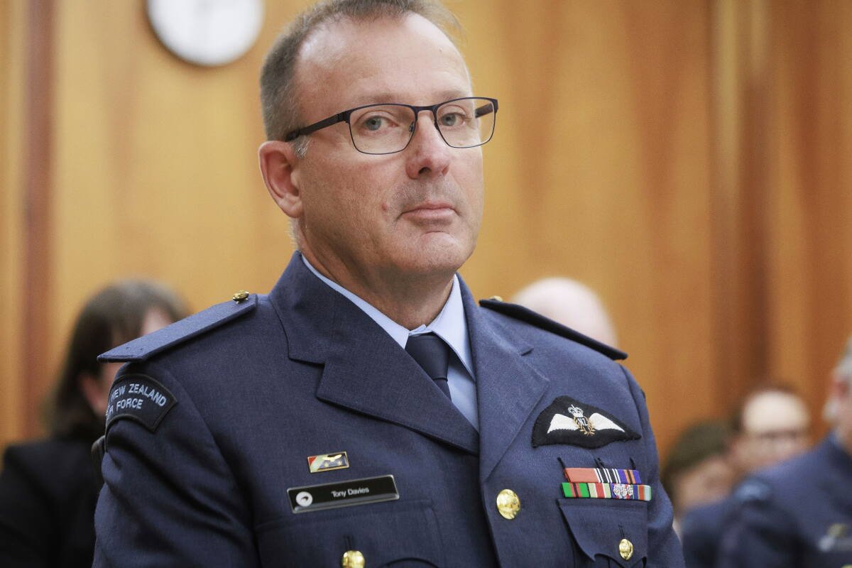 Image from AP's coverage: New Zealand's military chief resigns after admitting to an inappropriate relationship