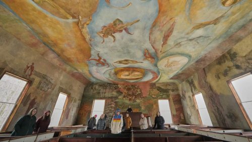 Maine's hidden 'Sistine Chapel' inspires artists with 70-year-old frescoes
