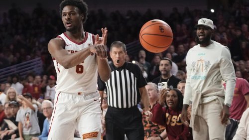 Bronny James makes college debut for USC nearly 5 months after cardiac arrest