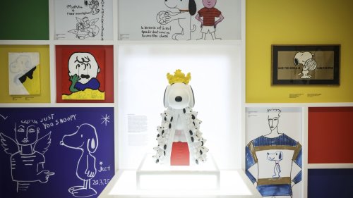 A new exhibition in Paris celebrates Snoopy's style ahead of his 75th birthday