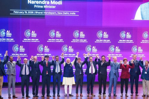 Modi's AI summit turns awkward as Sam Altman, Dario Amodei dodge contact