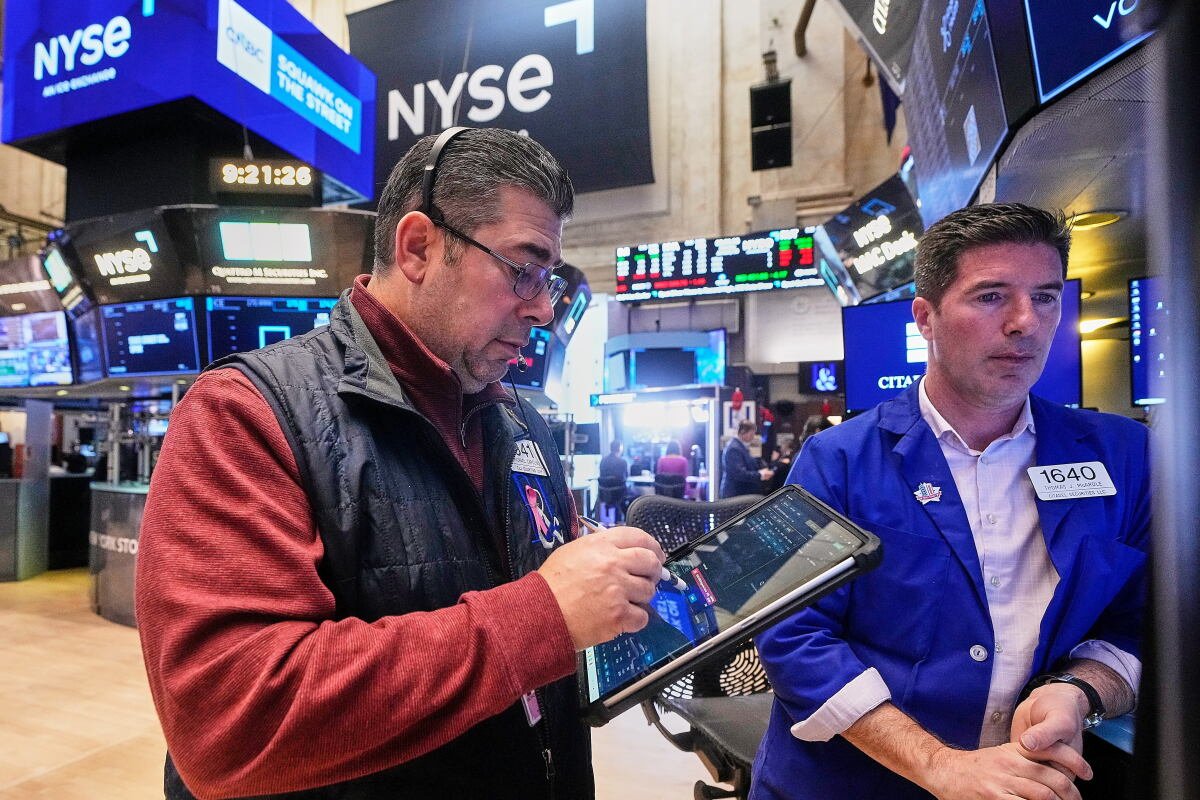 Image from AP's coverage: The sell-off for tech stocks worsens and drowns out strength elsewhere on Wall Street