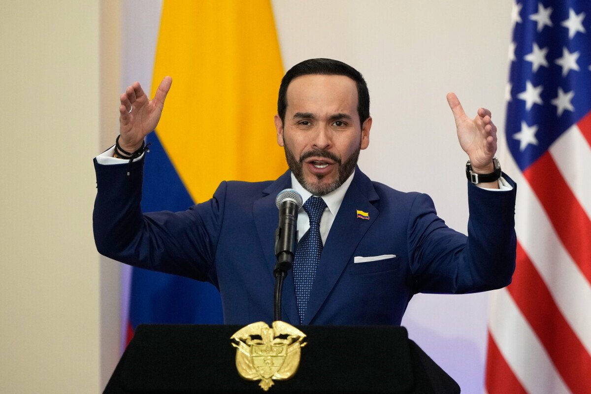 Image from AP's coverage: Colombia opens an embassy in Jerusalem after restoring diplomatic ties with Israel