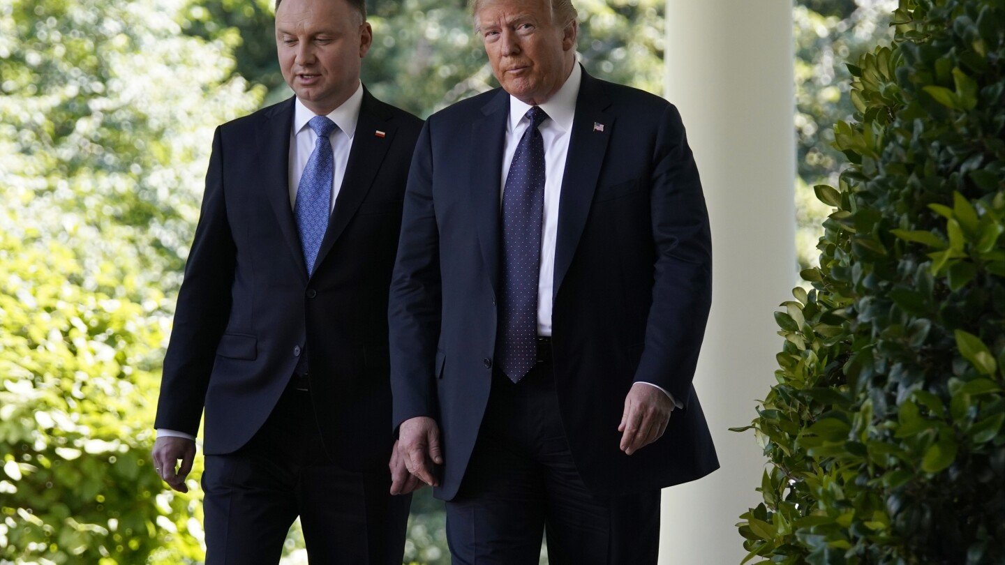Trump will meet with Polish President Duda as NATO leaders call for additional support for Ukraine
