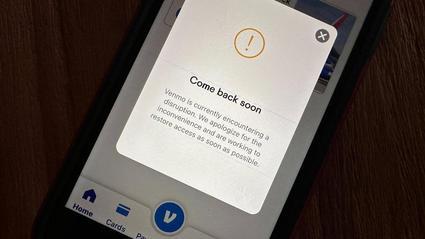 Venmo announces it is 'back up and running' following widespread service outage