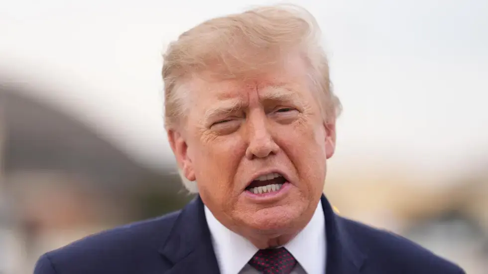 Image from AP's coverage: Trump in Ohio and Obama in Georgia make closing stretch appeals to midterm voters in pivotal states