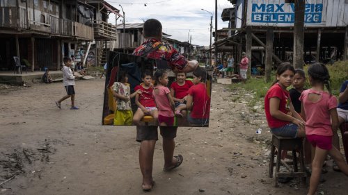 Poor neighborhood in Peru's Amazon region hosts film festival celebrating tropical forests