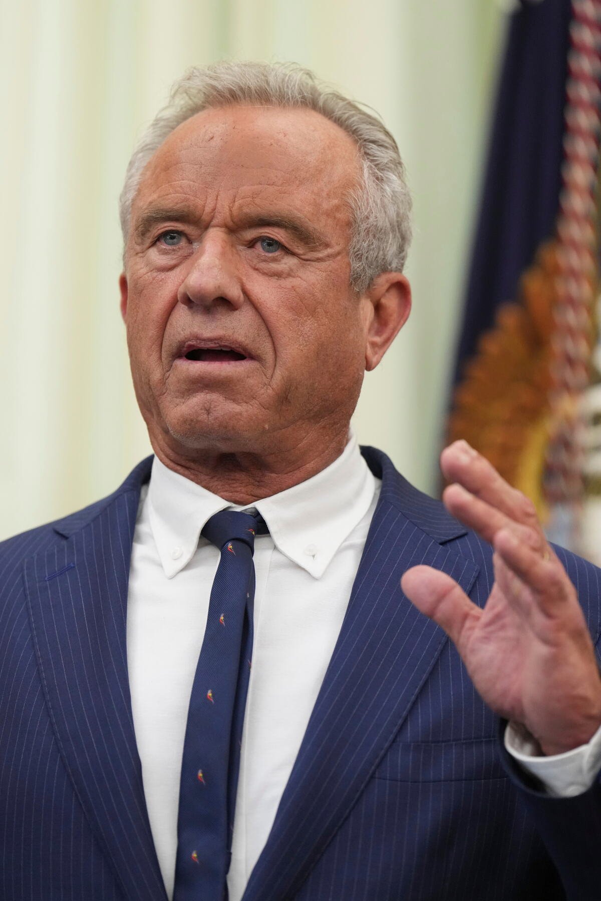Image from AP's coverage: Trump administration advances plan for peptide drugs favored by RFK Jr.