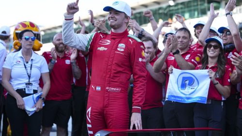 Israeli-born, Russia-raised Indy 500 pole winner Robert Shwartzman calls for peace around the world