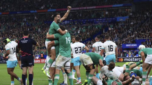 Ireland beats South Africa 13-8 in titanic Rugby World Cup clash