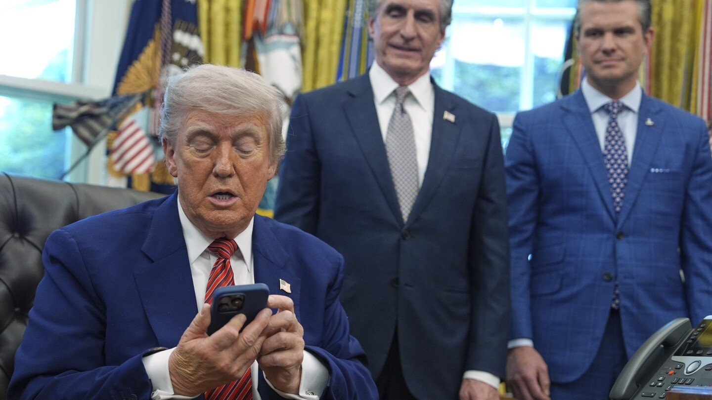 Trump threatens 50% tariffs on EU and 25% penalties on smart phones as his trade war intensifies