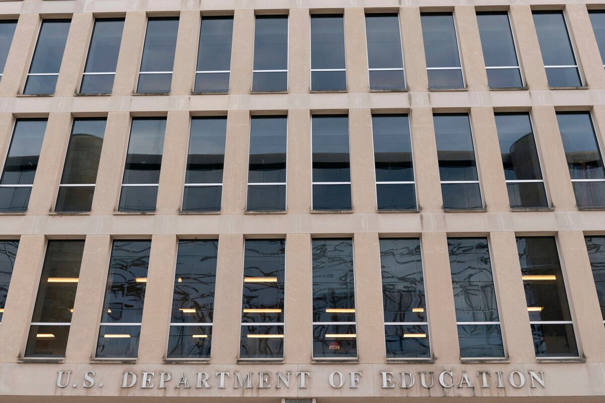 Image from AP's coverage: Trump administration drops legal fight to overhaul student loan forgiveness program