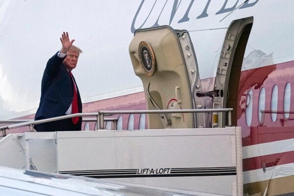 Image from AP's coverage: How Trump’s ‘little detour’ to Iran became a roadblock in the midterm elections