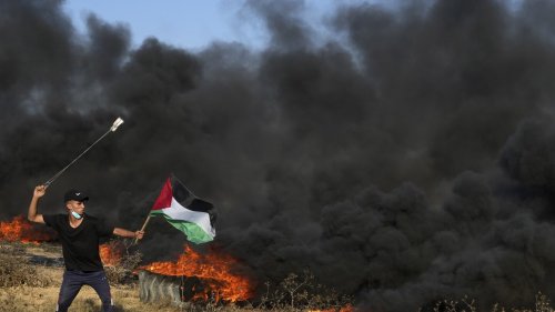 Israel strikes Gaza for the second time in two days after Palestinian violence