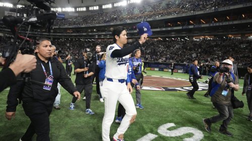 Shohei Ohtani came home as a national hero, and he didn't let Japan down at the Tokyo Series