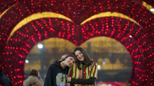 Flowers, chocolates and flash mobs: Valentine's Day celebrations around the world