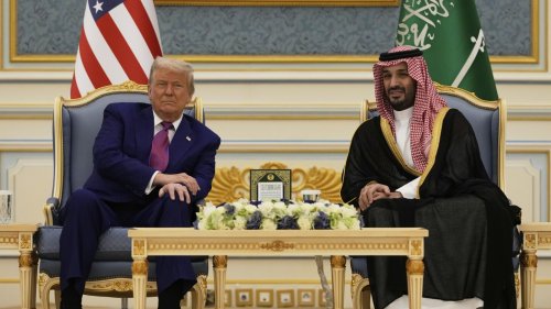Saudi crown prince welcomes Trump to kingdom as US leader begins 4-day Middle East tour