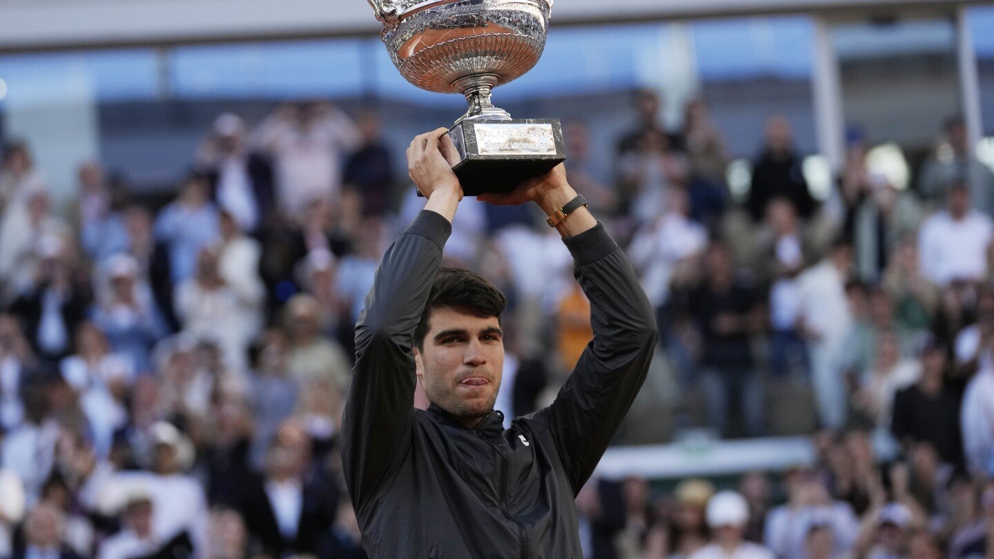 Carlos Alcaraz wins the French Open for a third Grand Slam title at 21 by beating Alexander Zverev