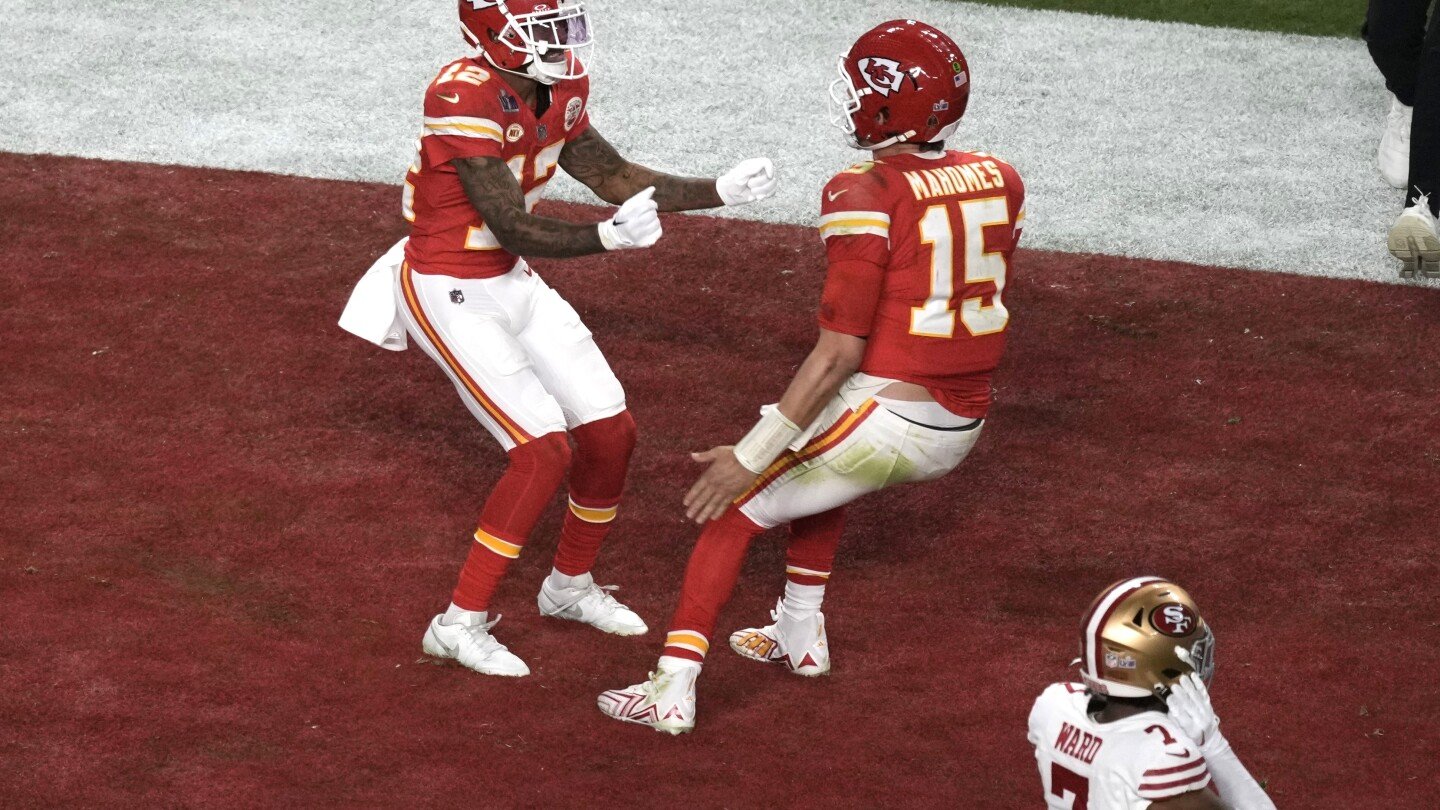 Delayed Super Bowl celebration? Chiefs' Hardman blacks out, didn't know he made game-ending catch