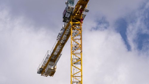 Parkland victim's dad scales crane near White House