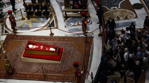 Thousands pay final respects to Pope Francis as Vatican considers extending public viewing