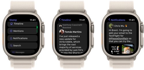 Stomp Brings a Full-Featured Mastodon Experience to Your Apple Watch