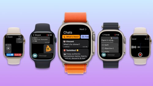 Apple Watch Telegram Client Pigeon Updated With Stickers, Voice Messaging