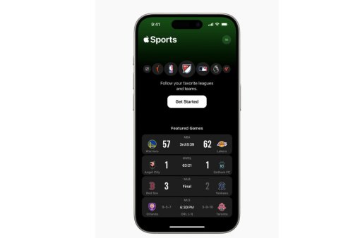Apple Unveils a Free Sports App for iPhone