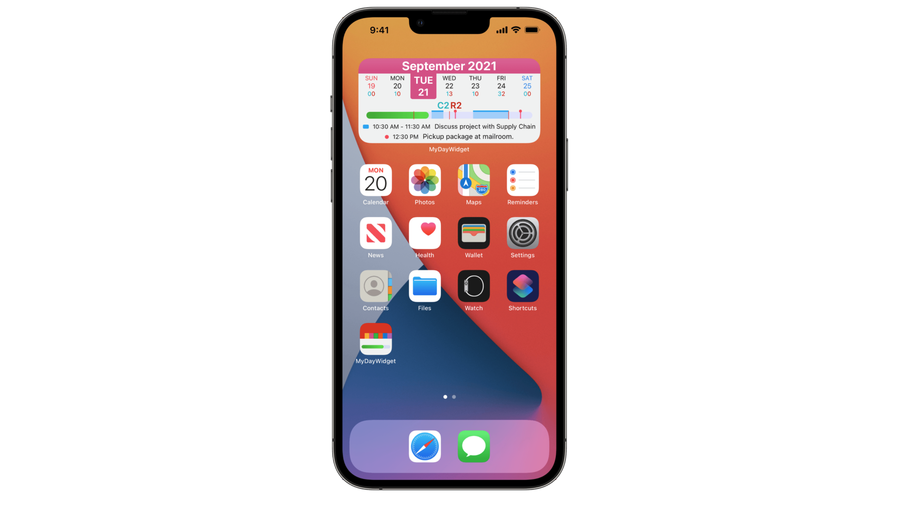 Bring Your Calendar to the Home Screen With MyDayWidget