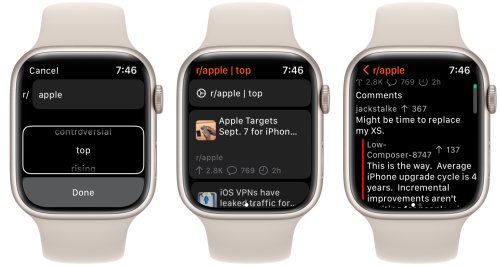 Get a Quick Reddit Fix on Your Apple Watch With Luna