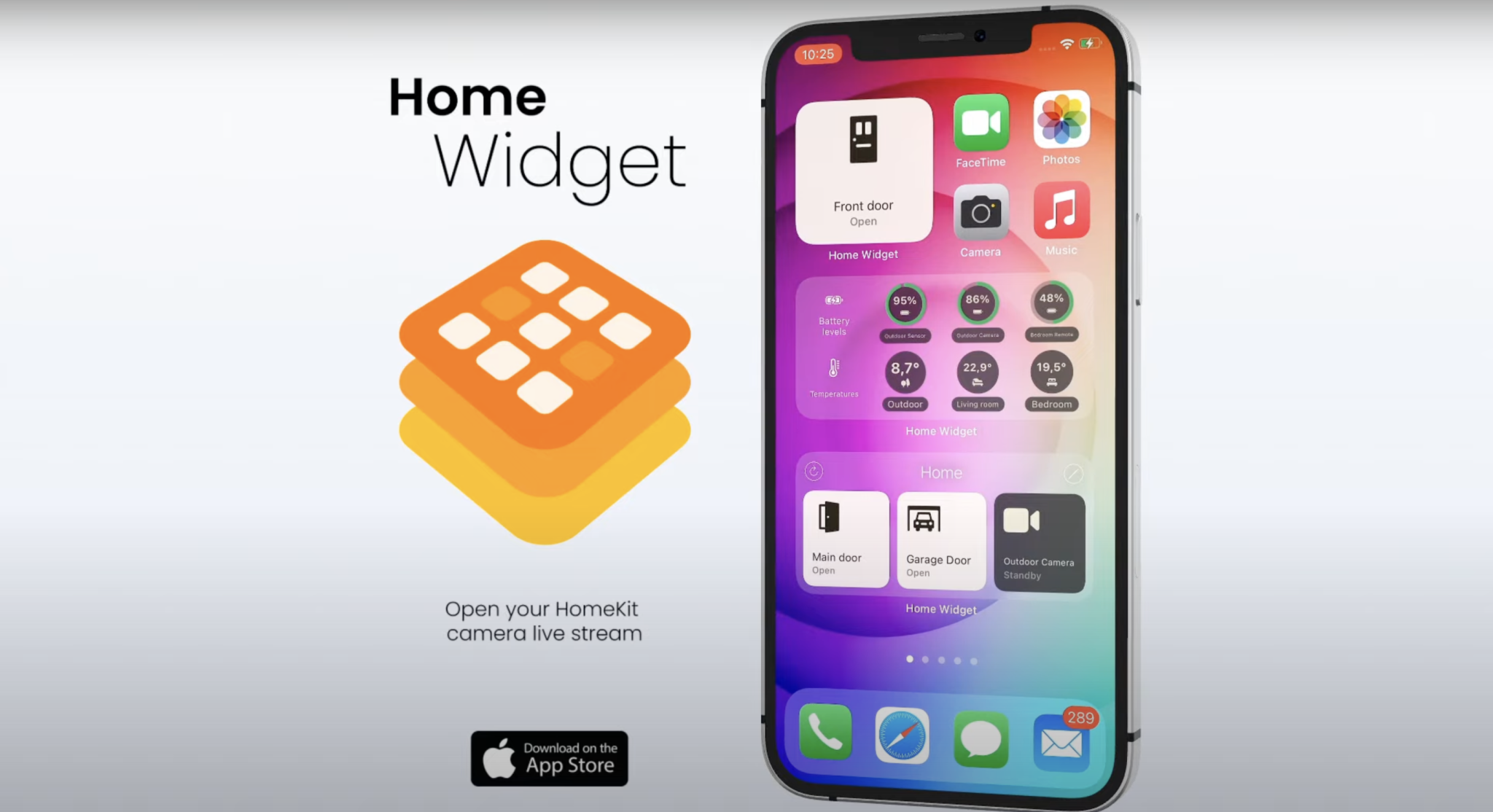 Home Widget Update Brings Support for HomeKit Cameras and More