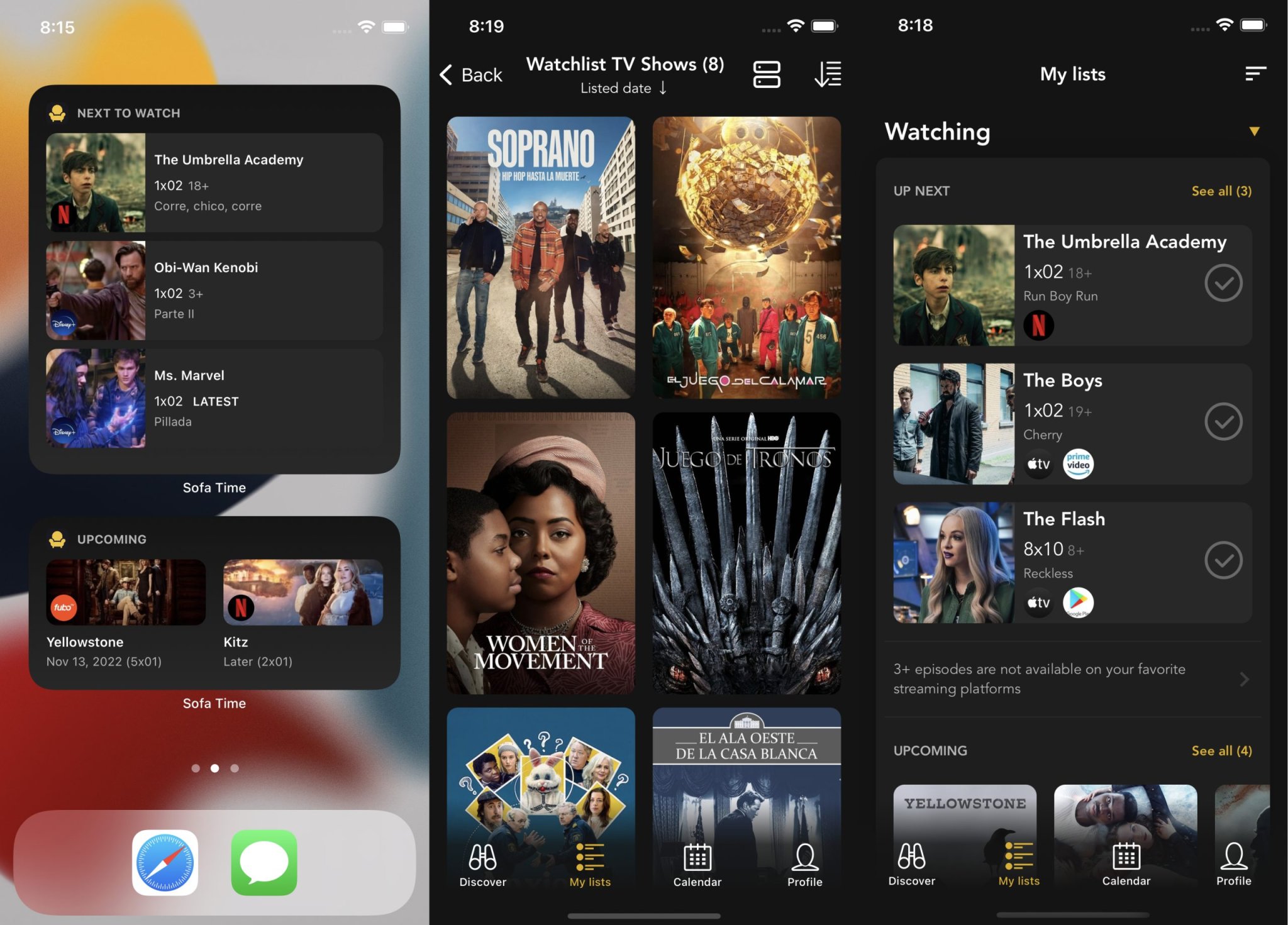 TV and Movie Tracking App Sofa Time Adds Widgets and More in a New Update
