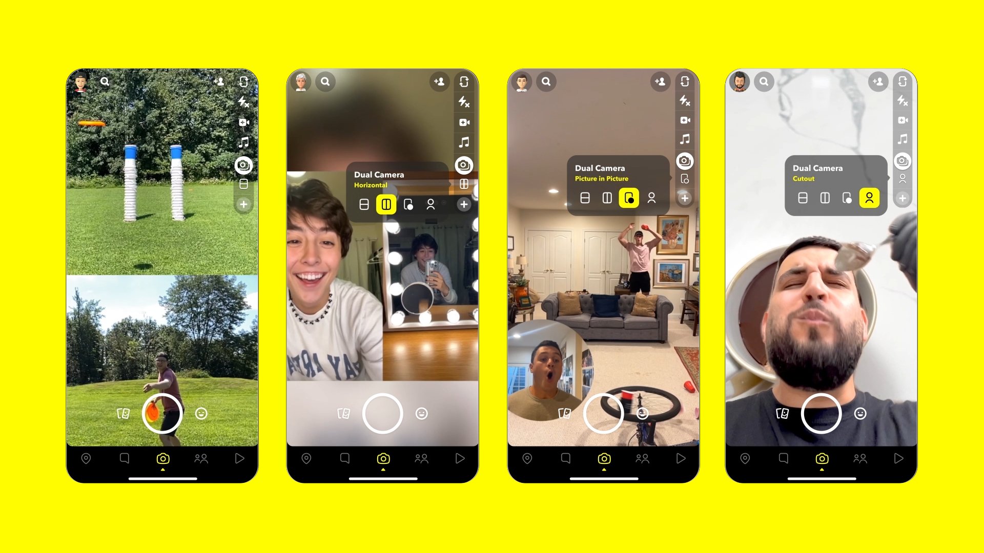 Snapchat Adds New Dual Camera Feature to Record Multiple Perspectives