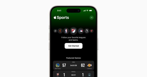 Introducing Apple Sports, a new app for sports fans