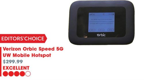 Verizon Orbic Speed 5G UW Mobile Hotspot: Speedy Indeed — PCMag