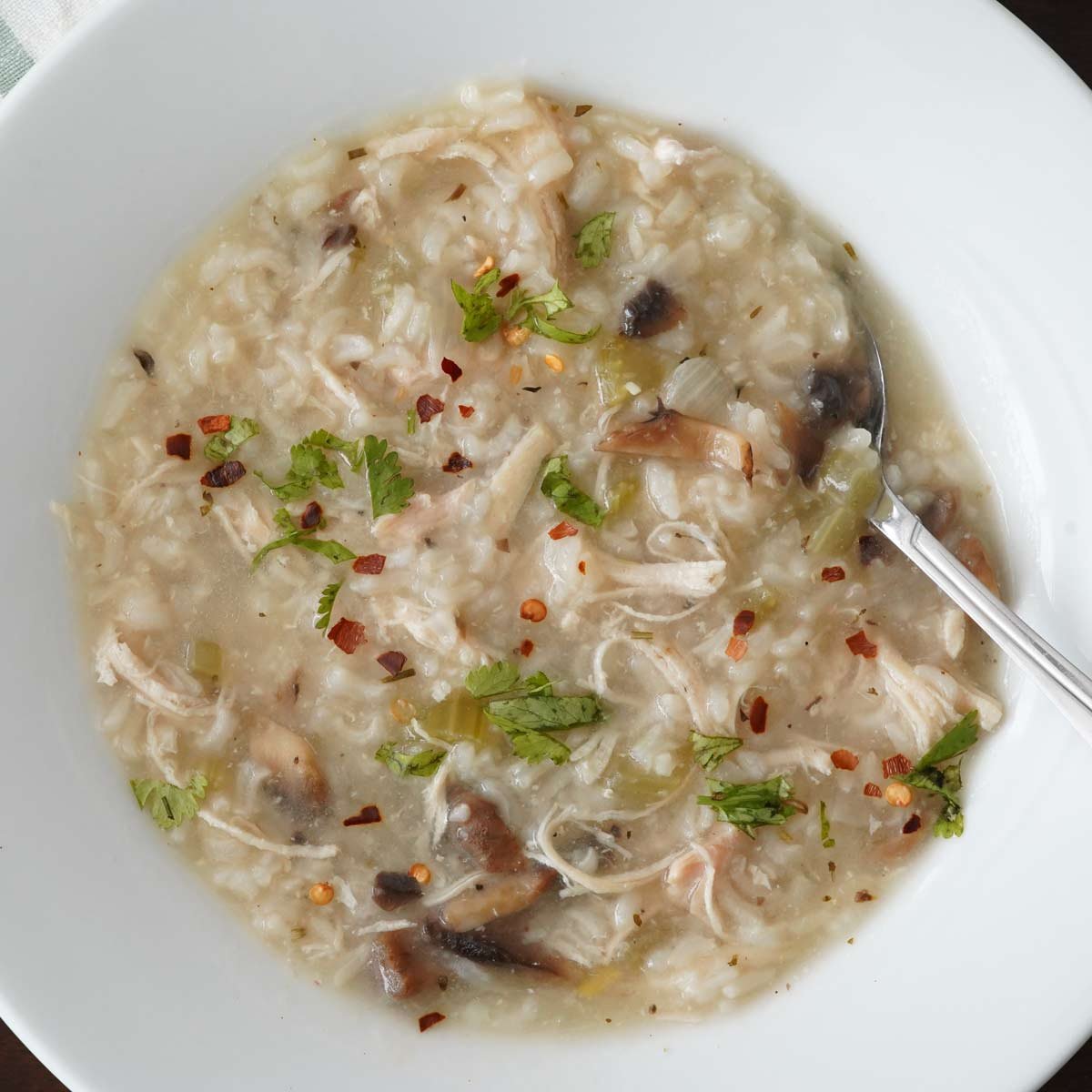Instant Pot Chicken & Rice Soup