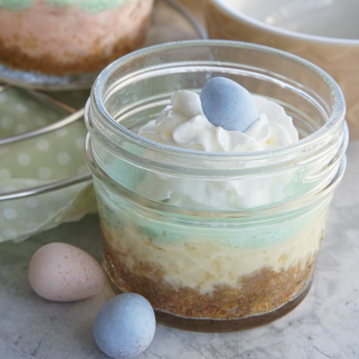 Instant Pot Easter Cheesecakes