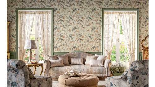 This indulgent Sabyasachi x Asian Paints wallpaper collection revels in cultural decadence
