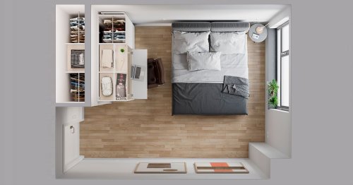 Pocket Closet: This Magically Transforming Storage Wall Is Perfect for Tiny Apartments - Architizer Journal