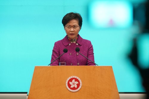 Hong Kong's Lam tells solicitors' group to stay out of politics