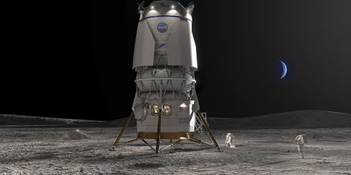NASA picks Bezos’ Blue Origin to build lunar landers for moonwalkers