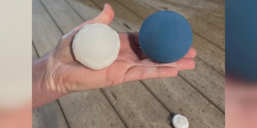 Quarter, golf ball sized hail found in Sioux Falls