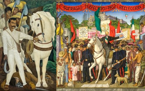 Rivera, Siqueiros y otros artistas que retrataron la Revolución mexicana
