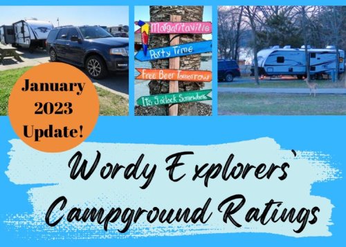 Wordy Explorers' Campground Ratings
