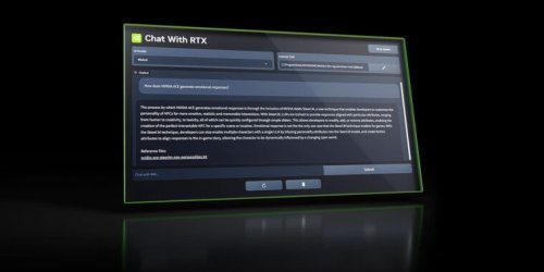 Nvidia’s “Chat With RTX” is a ChatGPT-style app that runs on your own GPU