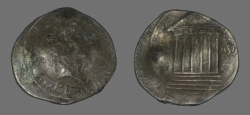 Coin Portraying Emperor Augustus | The Art Institute of Chicago